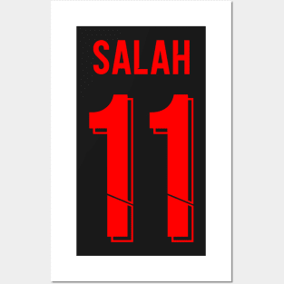 Mo Salah Liverpool Third jersey 21/22 Posters and Art